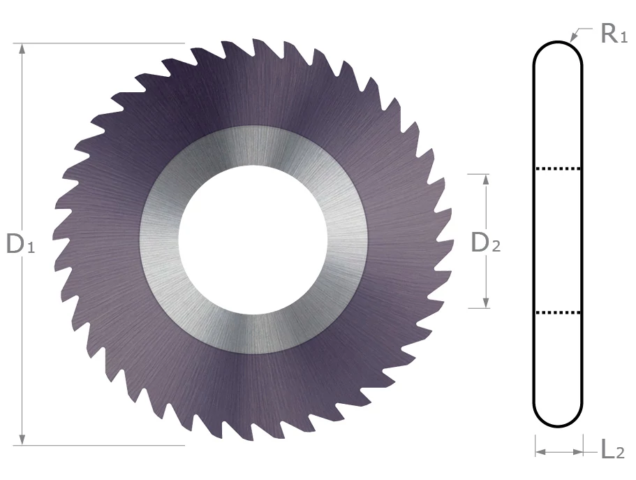 Slitting Saws - Full Radius
